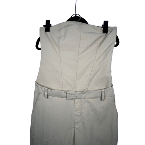 Strapless Beige Jumpsuit NWT (S) ZARA - Picture 5 of 9